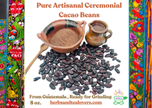 Load image into Gallery viewer, ORGANIC ARTISANAL CEREMONIAL CACAO BEAN FROM GUATEMALA